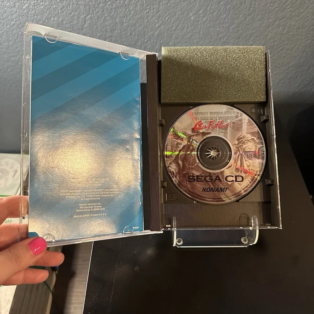 Lethal Enforcers II: Gun Fighters (Sega CD, 1994) Complete CIB Excellent Cond.